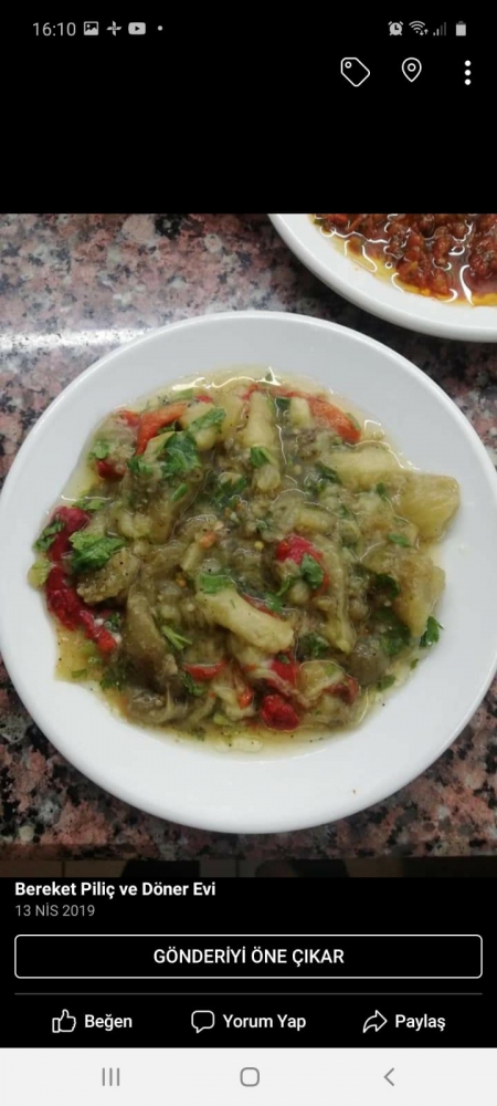 bergamada meze çeşitleri
